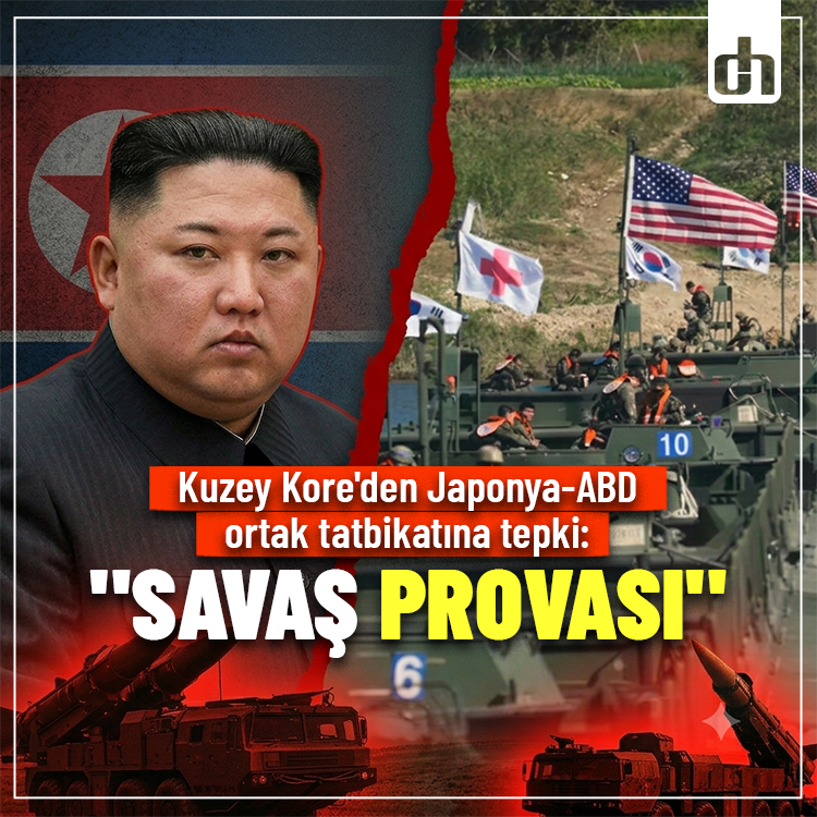 Kuzey Kore'den Japonya-ABD ortak tatbikatına tepki: "Savaş provası"