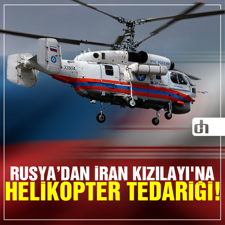 Rusya, İran Kızılayı'na 21 helikopter tedarik edecek