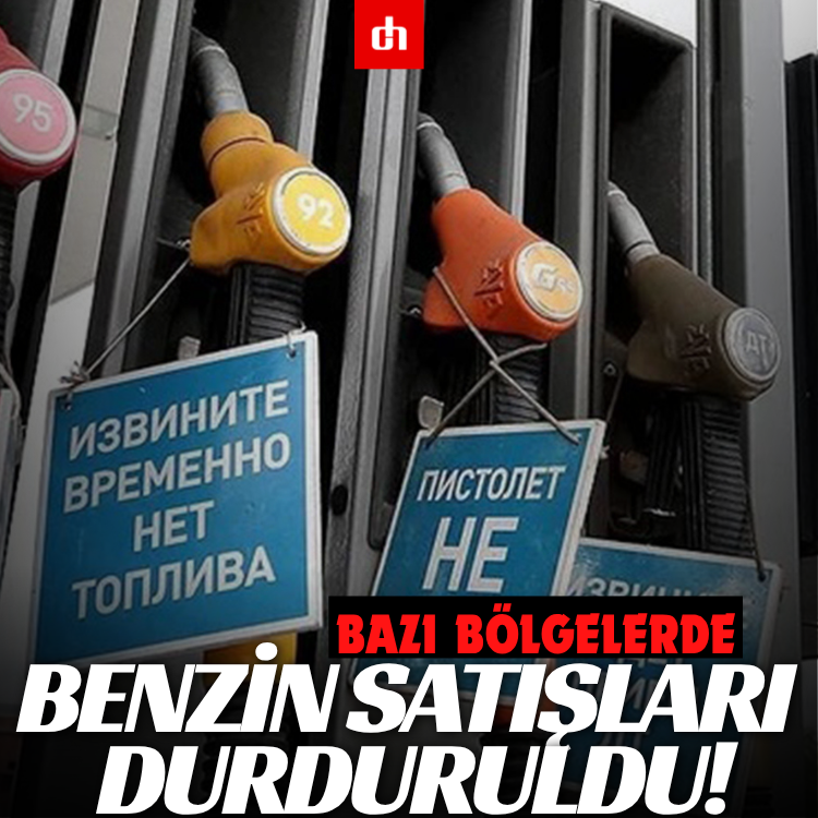 Bazı bölgelerde benzin satışları durduruldu!