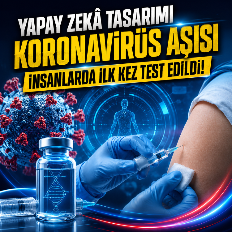 Yapay zekâ tasarımı koronavirüs aşısı insanlarda ilk kez test edildi