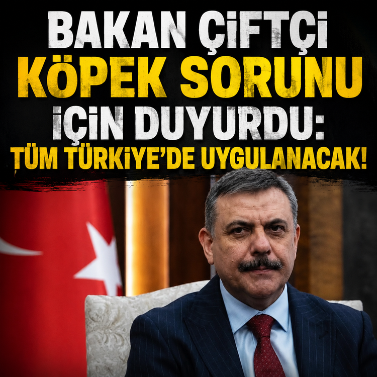 Bakan Çiftçi Köpek Sorunu için Duyurdu: Tüm Türkiye'de Uygulanacak!