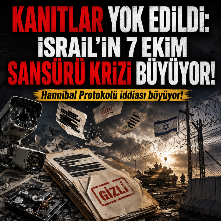 Kanıtlar Yok Edildi: israilin 7 Ekim Sansürü Krizi Büyüyor!