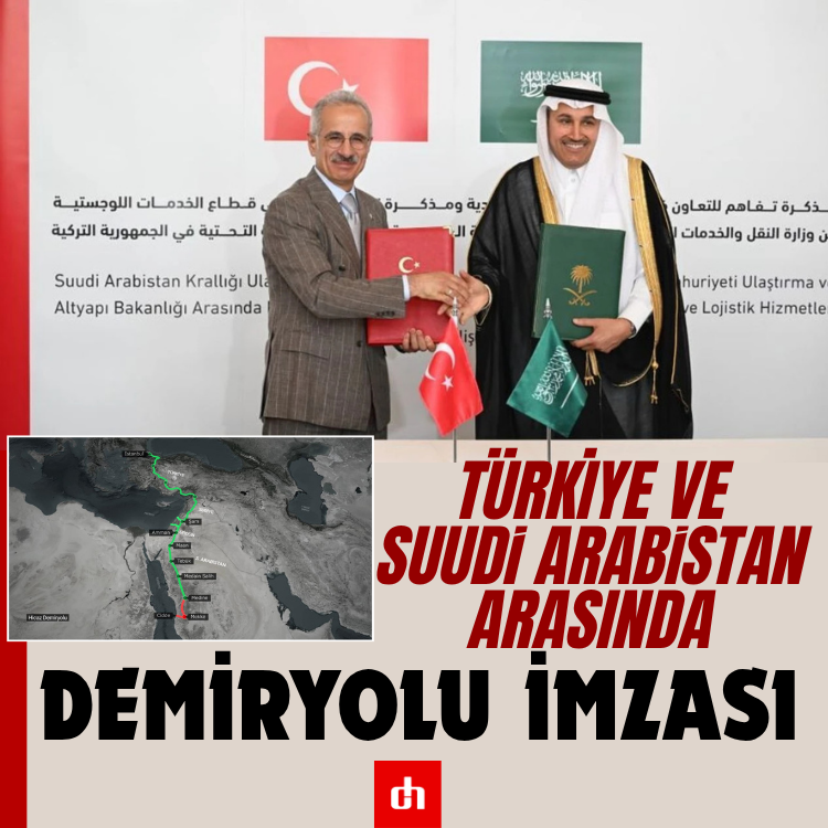 Türkiye ve Suudi Arabistan arasında demiryolu imzası