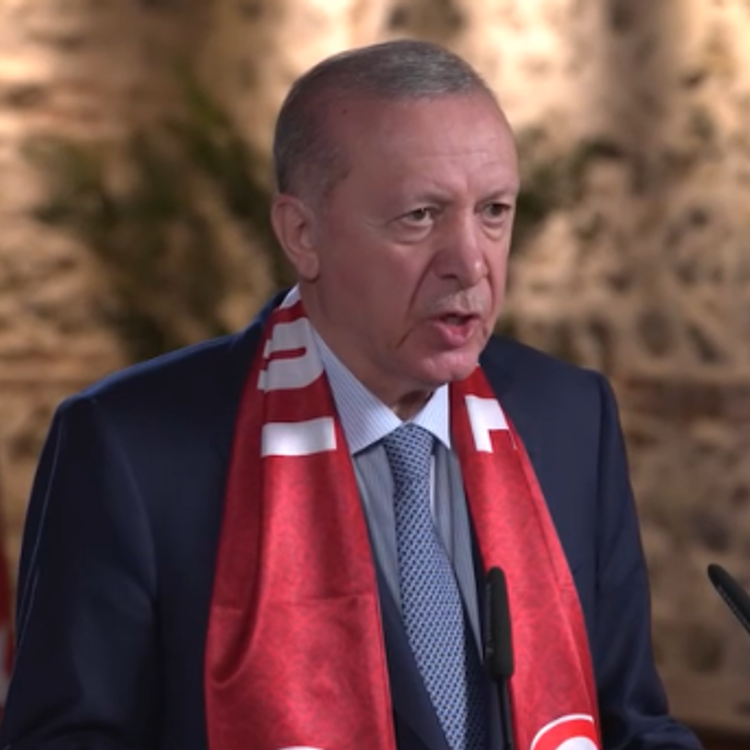 Erdoğan'dan A Milli Futbol Takımı'na destek mesajı