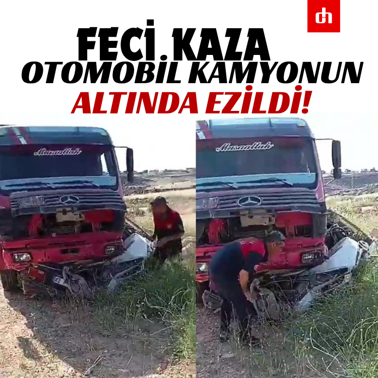Feci kaza: Otomobil kamyonun altında ezildi! Çok sayıda ölü var