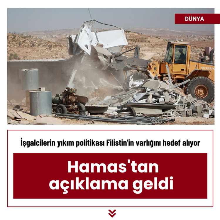 Siyonist rejim yakıyor yıkıyor! Hamas'tan açıklama geldi