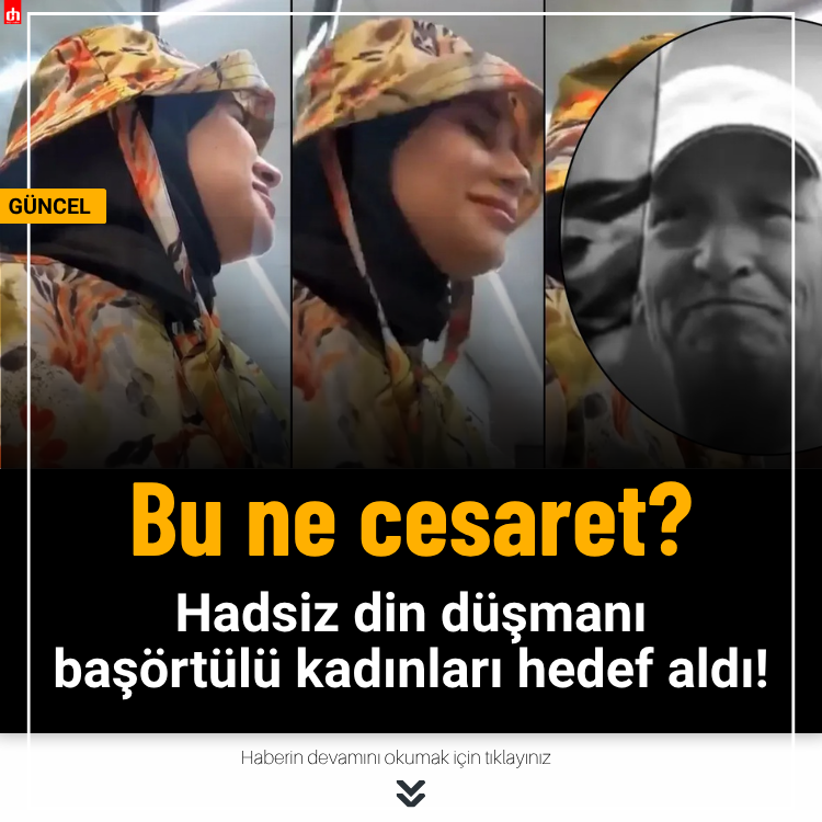 Metrodan sonra şimdi de Antalya! Hadsiz din düşmanı başörtülü kadınları hedef aldı!
