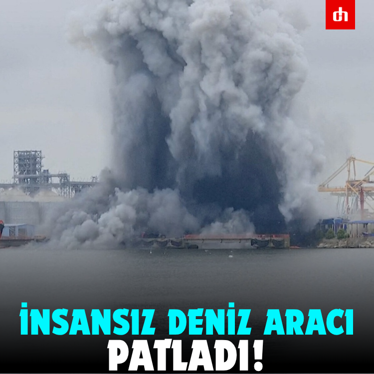İnsansız deniz aracı patladı!