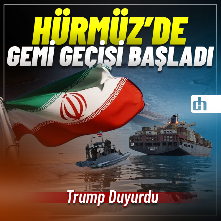Trump Hürmüz'den gemilerin geçtiğini öne sürdü!