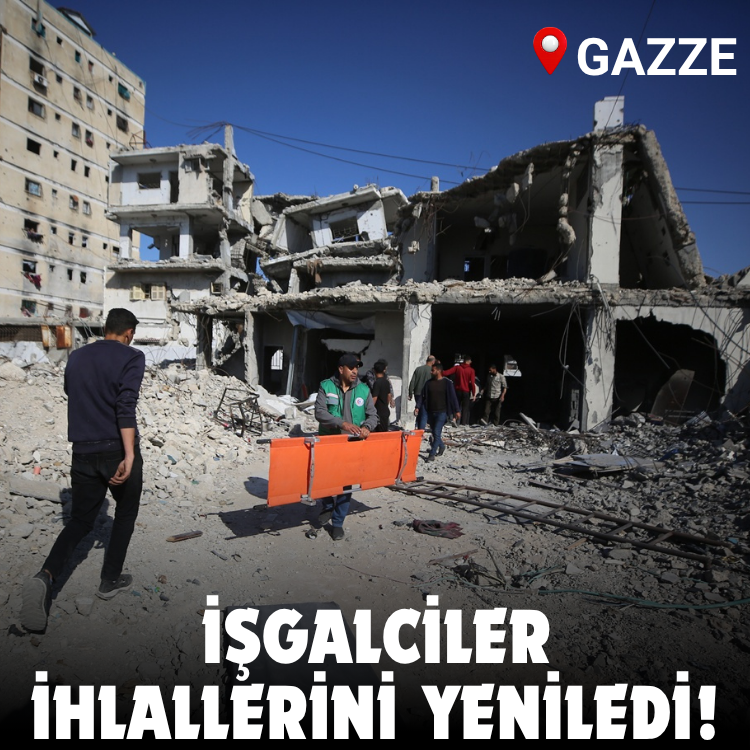 Gazze'de işgalciler ihlallerini yeniledi!