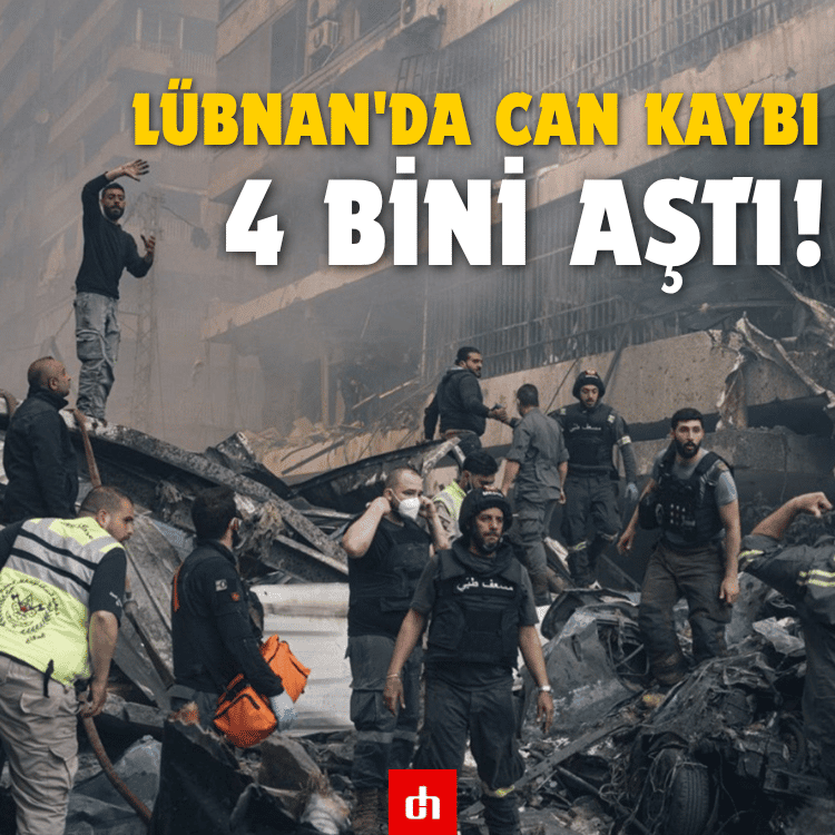Lübnan'da can kaybı 4 bini aştı!