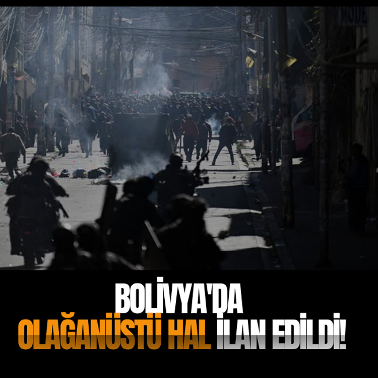 Bolivya'da olağanüstü hal ilan edildi!