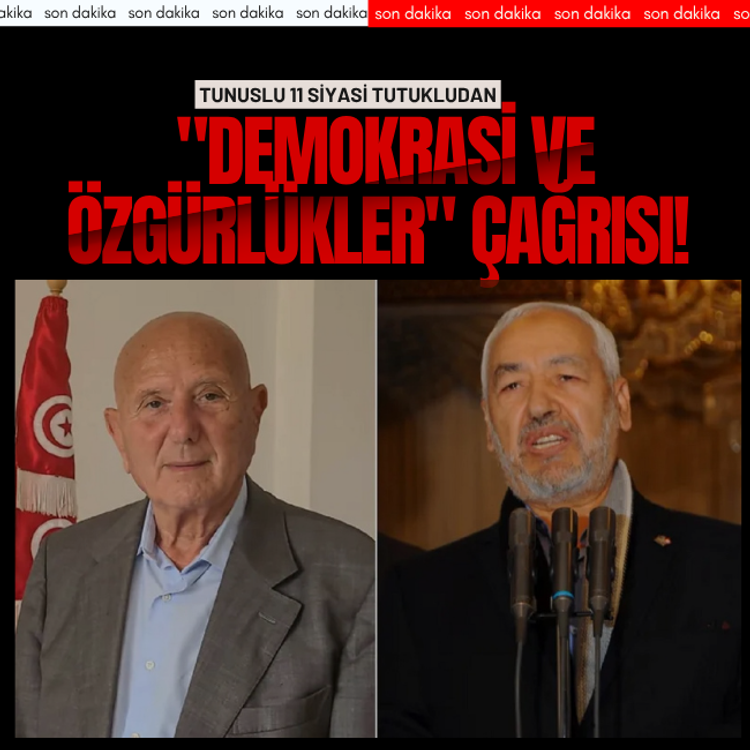 Tunuslu 11 siyasi tutukludan "demokrasi ve özgürlükler" çağrısı!