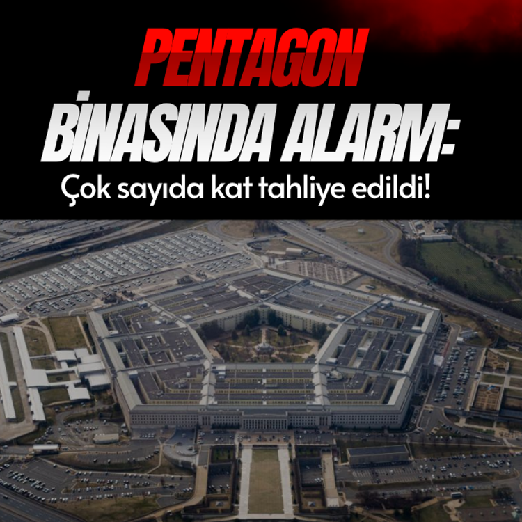 Pentagon binasında alarm: Çok sayıda kat tahliye edildi!