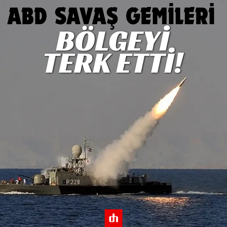 ABD savaş gemileri bölgeyi terk etti!