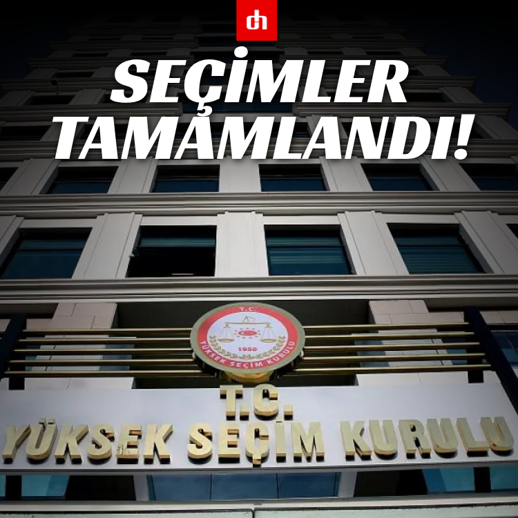 Seçimler tamamlandı!
