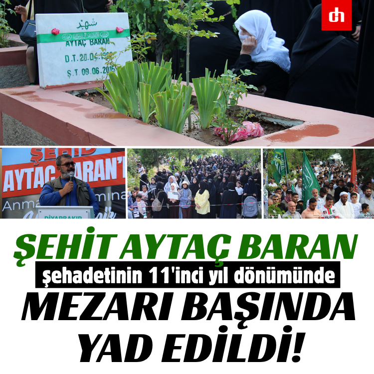 Şehit Aytaç Baran şehadetinin 11'inci yıl dönümünde mezarı başında yad edildi!
