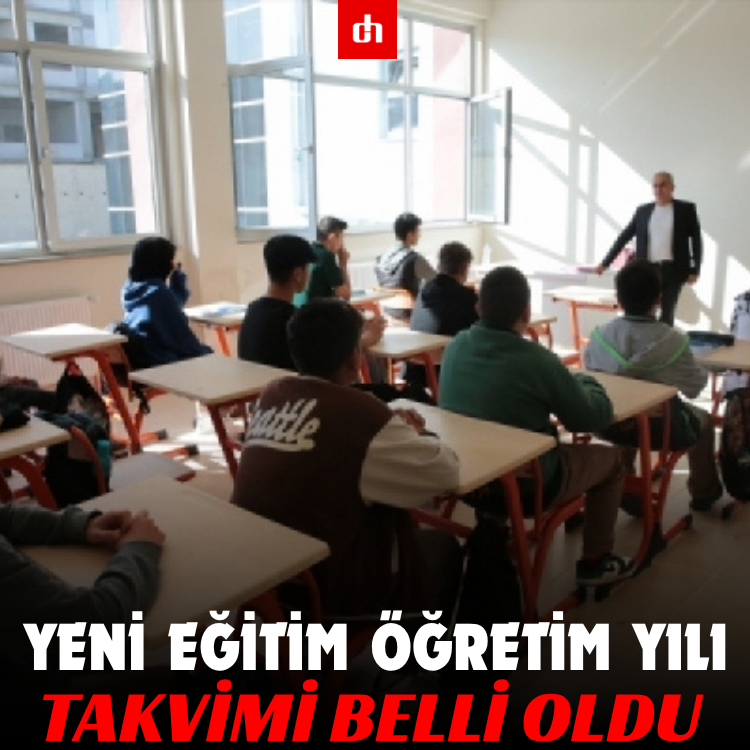 Yeni eğitim öğretim yılı takvimi belli oldu