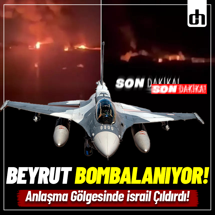 Anlaşma Gölgesinde israil Çılgınca Vuruyor: Beyrut Hava Saldırıları!
