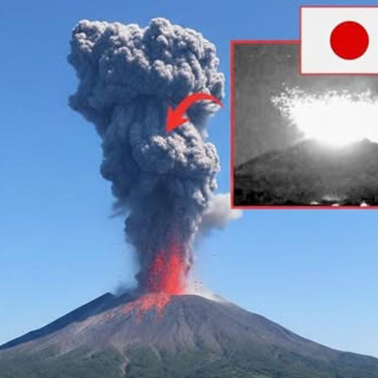 Sakurajima Volkanı'nda şiddetli patlama!