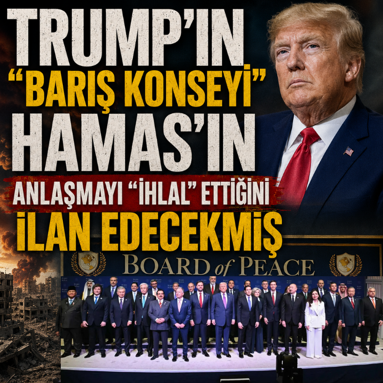 Trump'ın ''Barış Konseyi'' Hamas'In anlaşmayı ''ihlal'' ettiğini ilan edecekmiş