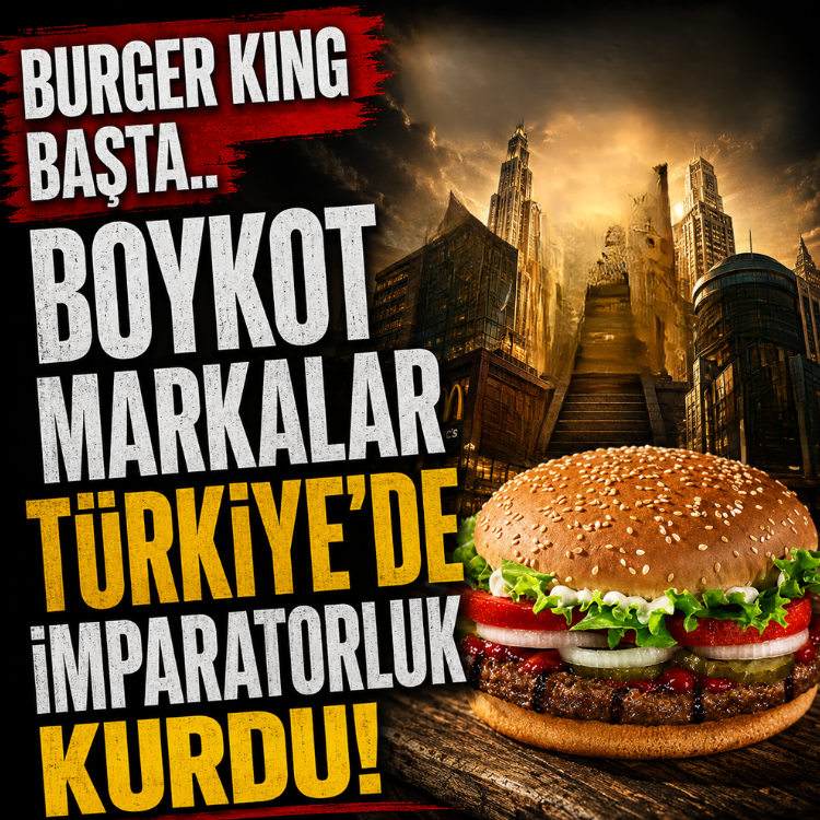 Burger King başta.. Boykot markalar Türkiye'de imparatorluk kurdu