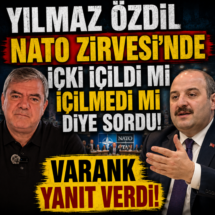 Yılmaz Özdil NATO Zirvesi'nde içki içildi mi içilmedi mi diye sordu, Varank yanıt verdi