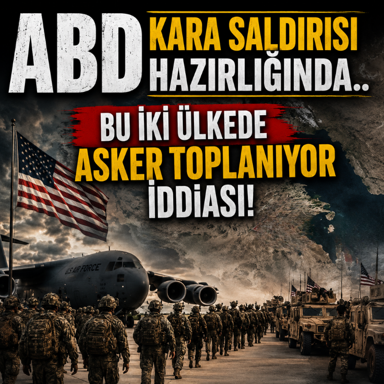 ABD kara saldırısı hazırlığında.. Bu iki ülkede asker toplanıyor iddiası