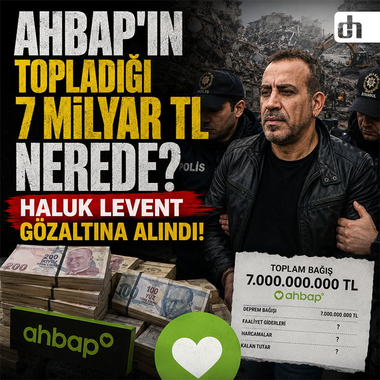 AHBAP'ın Topladığı 7 Milyar TL Nerede? Haluk Levent Hakkında Yakalama Kararı!
