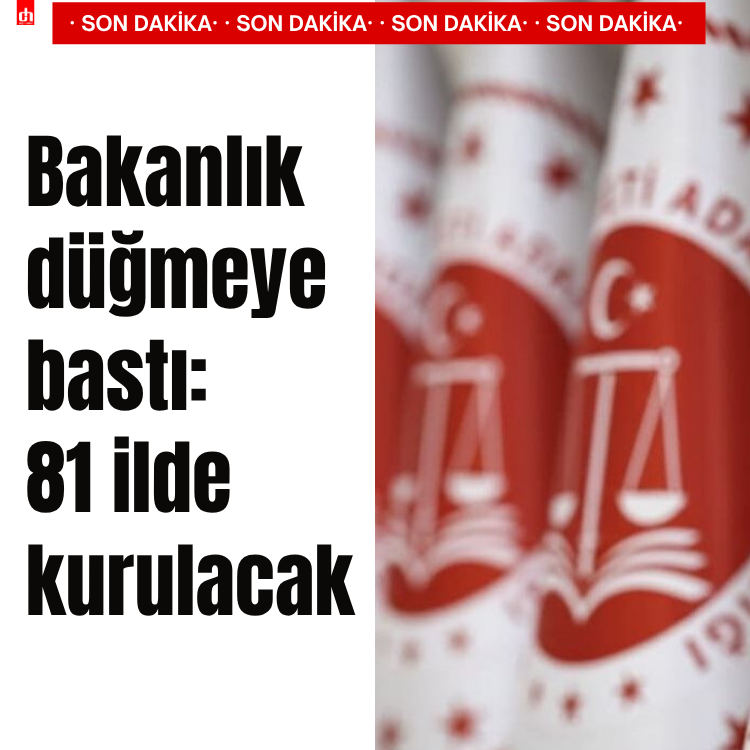 Bakanlık düğmeye bastı: 81 ilde kurulacak