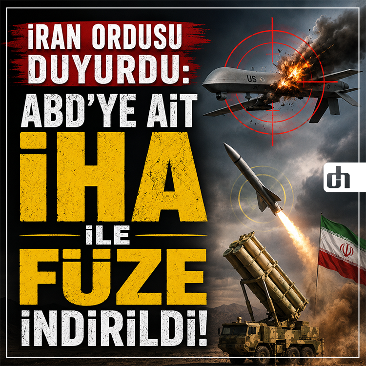 İran Ordusu Duyurdu: ABD'ye Ait İHA ile Füze İndirildi!
