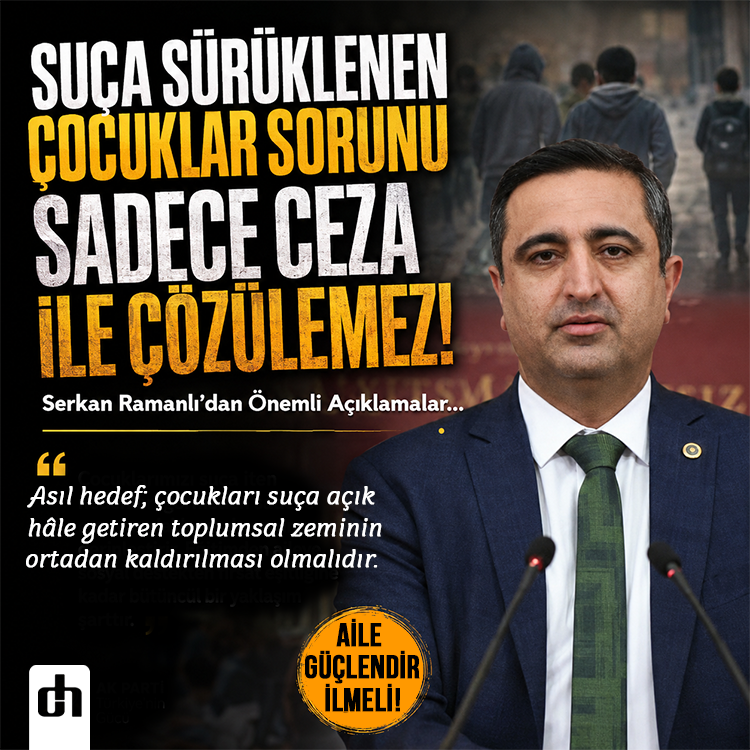 Suça Sürüklenen Çocuklar Sorunu Sadece Ceza ile Çözülemez! Serkan Ramanlı'dan Önemli Açıklamalar...