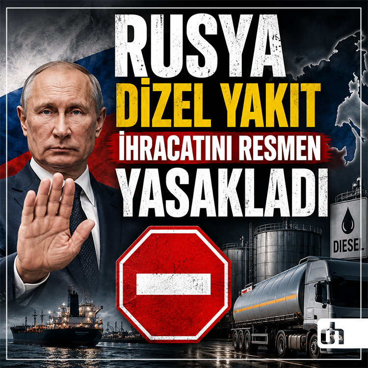 Rusya dizel yakıt ihracatını resmen yasakladı