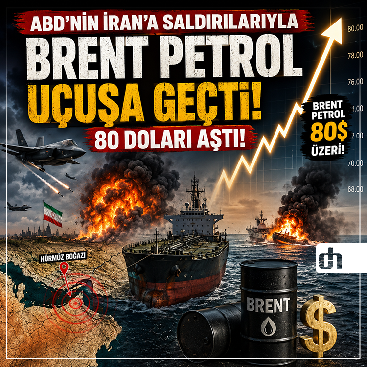 ABD'nin İran'a Saldırılarıyla Brent Petrol Uçuşa Geçti: 80 Doları Aştı!