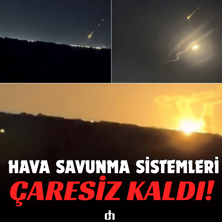 Hava savunma sistemleri çaresiz kaldı!