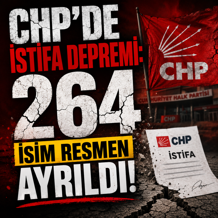 CHP'de İstifa Depremi: 264 İsim Resmen Ayrıldı!
