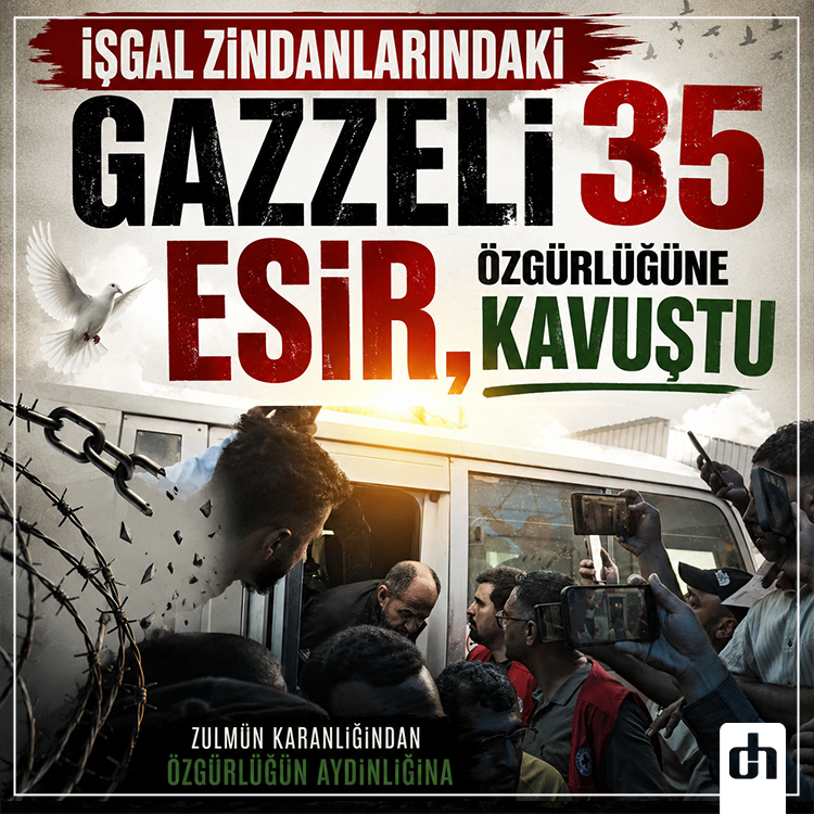 İşgal zindanlarındaki Gazzeli 35 esir, özgürlüğüne kavuştu