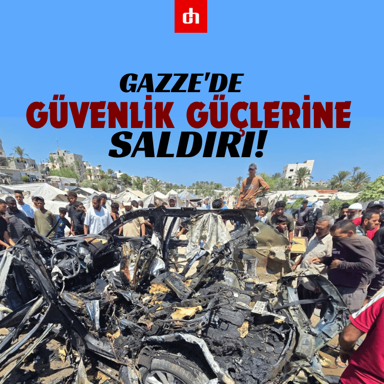 Gazze'de güvenlik güçlerine saldırı