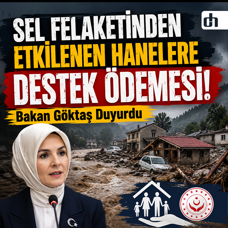Sel felaketinden etkilenen hanelere destek ödemesi!