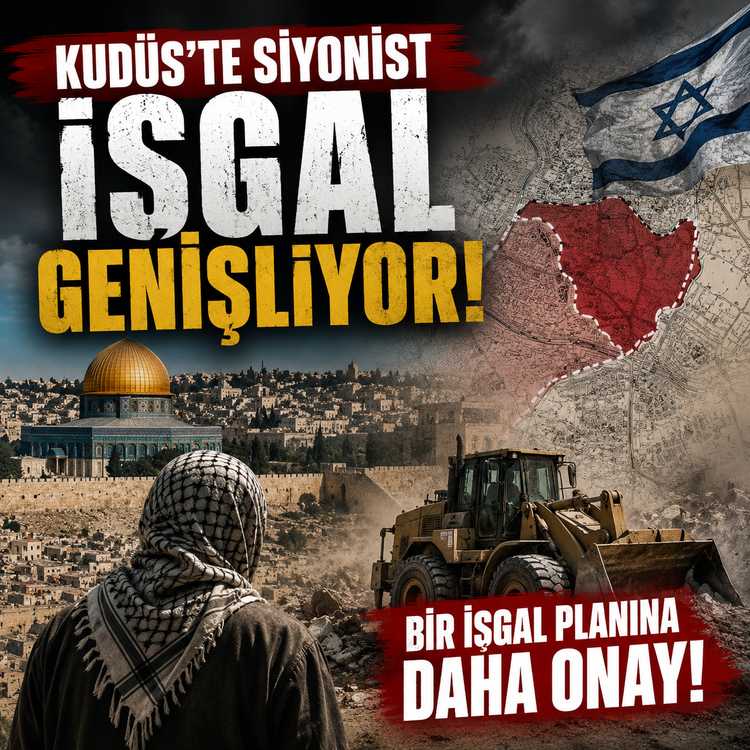 Kudüs'te siyonist işgal genişliyor: Bir işgal planına daha onay!