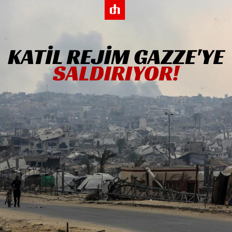 Katil rejim Gazze'ye saldırıyor!