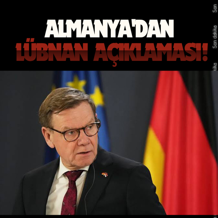 Almanya'dan Lübnan açıklaması!