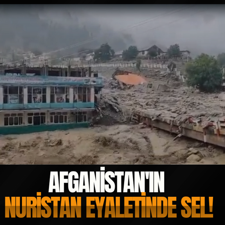 Afganistan'ın Nuristan eyaletinde sel!
