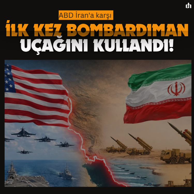 ABD İran'a karşı ilk kez bombardıman uçağını kullandı!
