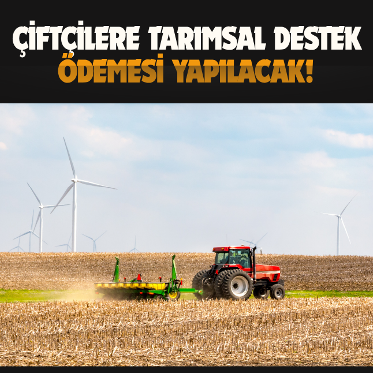 Çiftçilere tarımsal destek ödemesi yapılacak!