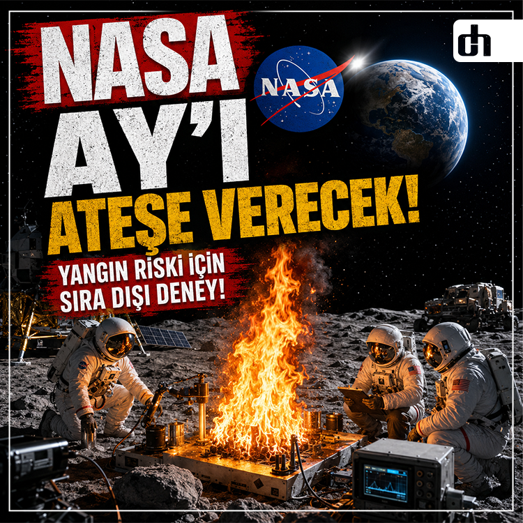 NASA Ay'ı Ateşe Verecek: Yangın Riski için Sıra Dışı Deney!
