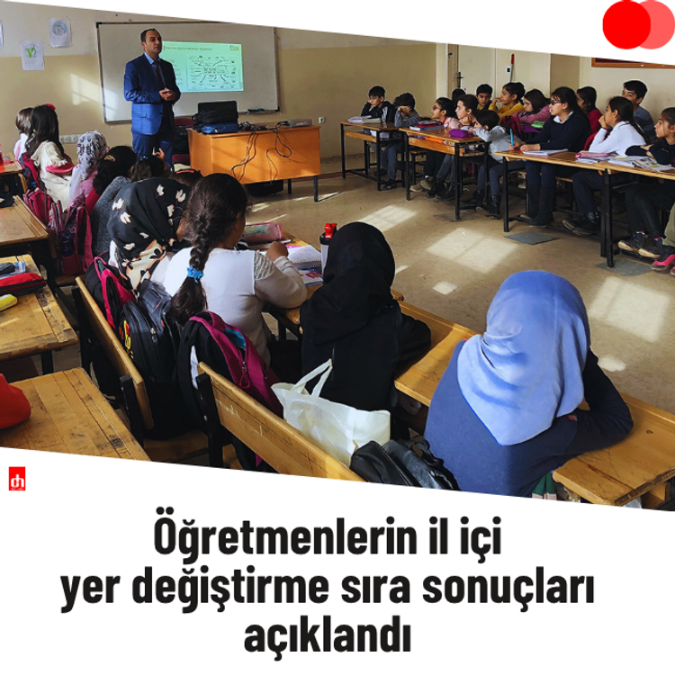 Öğretmenlerin il içi isteğe bağlı yer değiştirme sıra sonuçları açıklandı