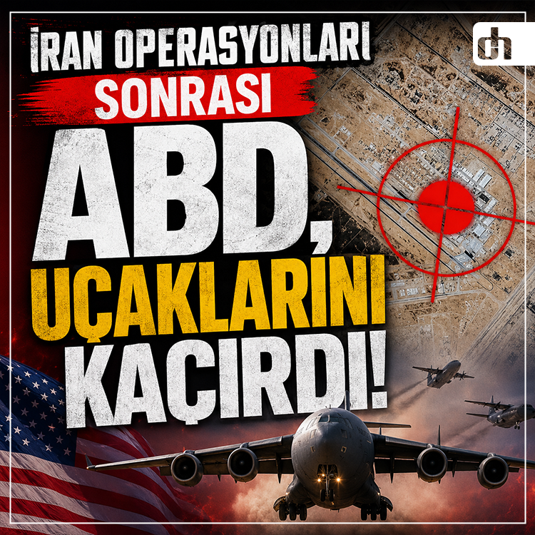 İran Operasyonları Sonrası ABD, Uçaklarını Kaçırdı!