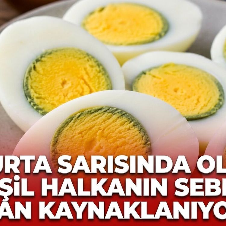 Yumurta sarısında oluşan yeşil halkanın sebebi buymuş