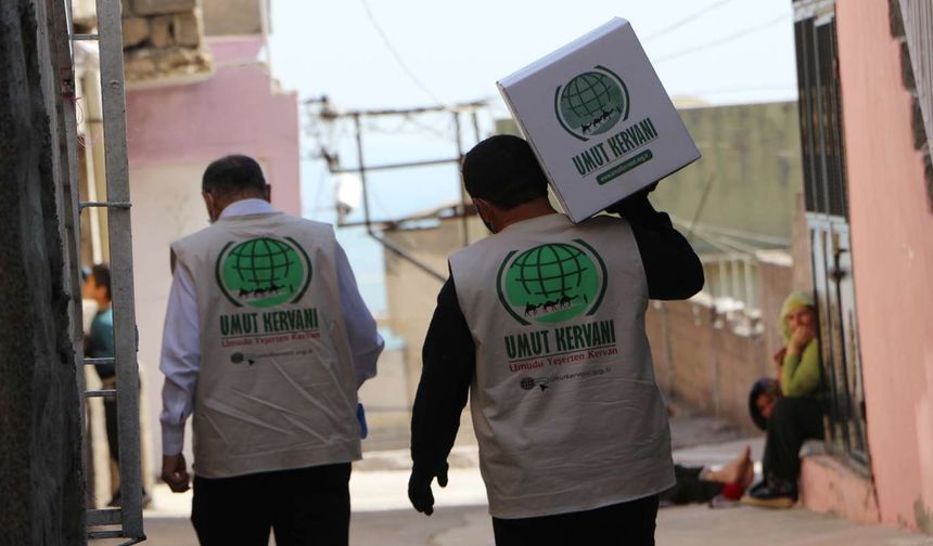 Mardin Umut Kervanı Ramazan yardımlarına başladı